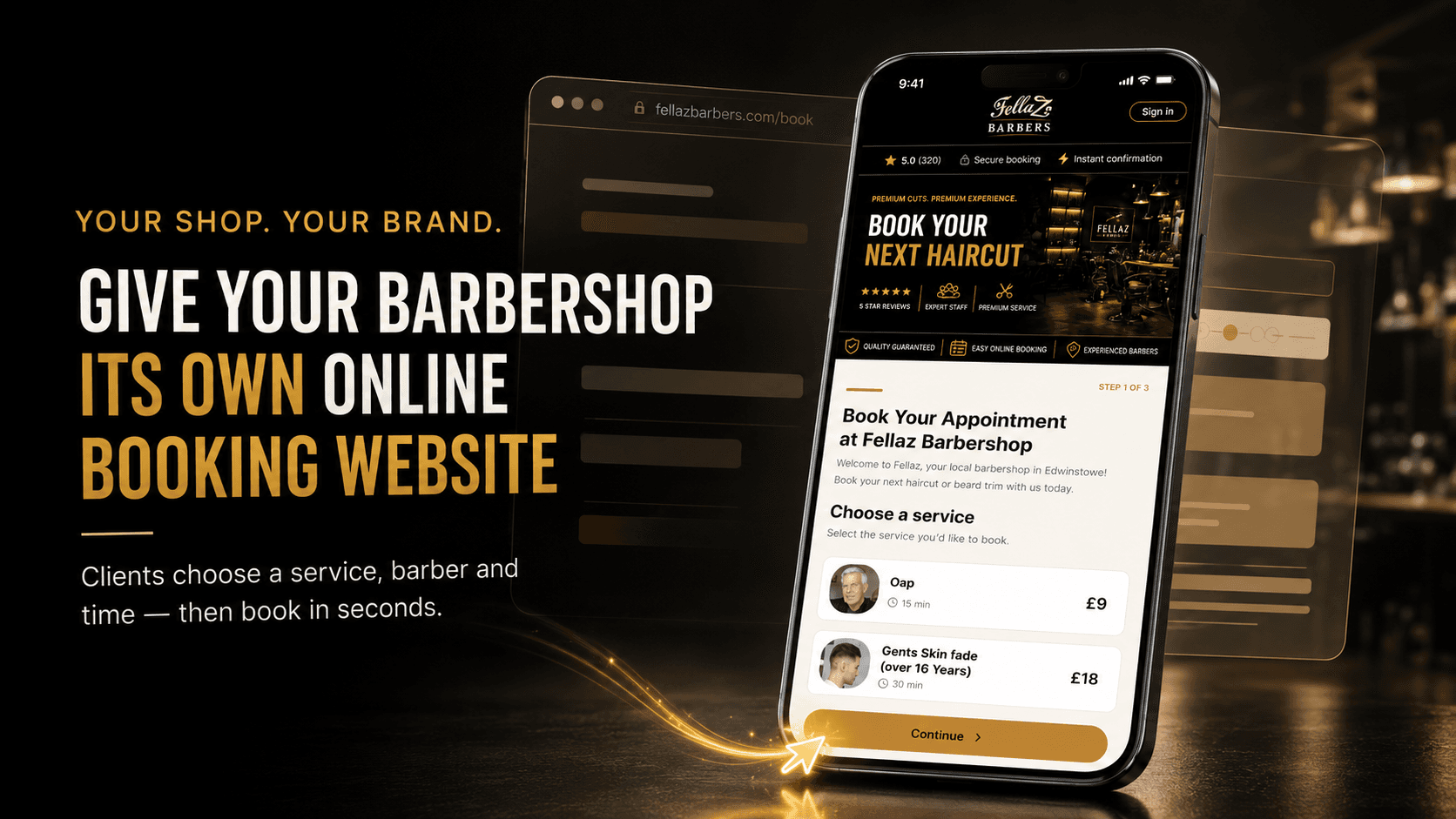 Barber Booking Website